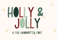 Holly and Jolly Font - Featured Image