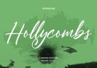Hollycombs Font - Featured Image