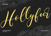 Hollyfur Script Font - Featured Image