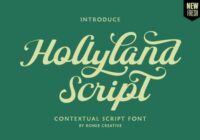 Hollyland Script Font - Featured Image