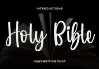 Holy Bible Font - Featured Image