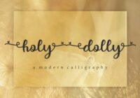 Holy Dolly Font - Featured Image