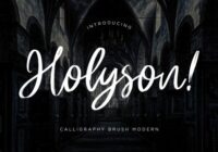 Holyson Font - Featured Image
