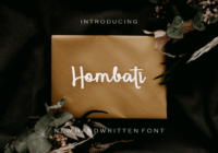 Hombati Font - Featured Image
