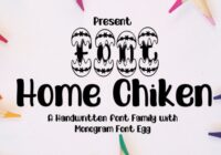 Home Chiken Font Font - Featured Image
