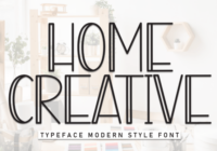 Home Creative Font - Featured Image