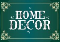 Home Decor Font - Featured Image