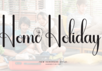 Home Holiday Font - Featured Image