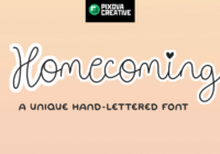 Homecoming  Font - Featured Image