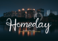 Homeday Font - Featured Image