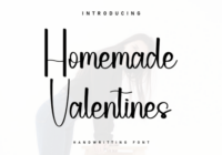 Homemade Valentines Font - Featured Image