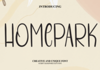 Homepark Font - Featured Image