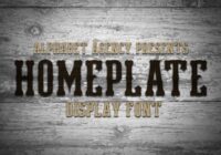 Homeplate Font - Featured Image