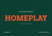 Homeplay Font - Featured Image