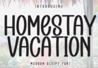 Homestay Vacation Font - Featured Image