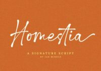 Homestia Font - Featured Image