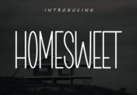 Homesweet Font - Featured Image