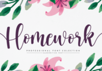 Homework Font - Featured Image