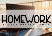 Homework Font Font - Featured Image