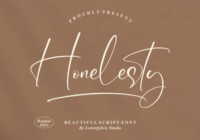 Honelesty Font - Featured Image