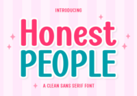 Honest People Font - Featured Image
