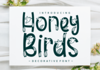 Honey Birds Font - Featured Image