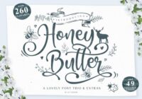 Honey Butter Trio Font - Featured Image
