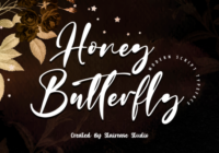 Honey Butterfly Font - Featured Image