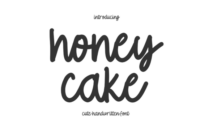 Honey Cake Font - Featured Image