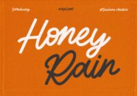 Honey Rain Font - Featured Image
