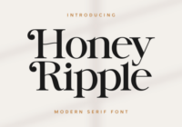 Honey Ripple Font - Featured Image