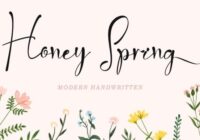Honey Spring Font - Featured Image