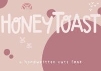 Honey Toast Font - Featured Image