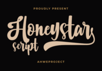 Honeystar Font - Featured Image