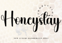 Honeystay Font - Featured Image
