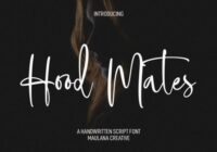 Hood Mates Font - Featured Image