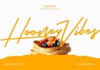 Hooney Vibes Font - Featured Image