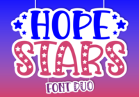 Hope Stars Font - Featured Image