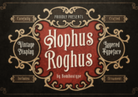 Hophus Roghus Font - Featured Image