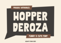 Hopper Deroza Font - Featured Image