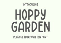 Hoppy Garden Font - Featured Image