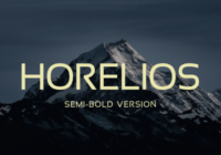 Horelios Semi-Bold Font - Featured Image