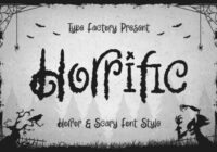 Horrific Font - Featured Image