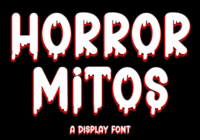 Horror Mitos Font - Featured Image