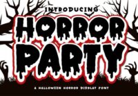 Horror Party Font - Featured Image