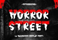 Horror Street Font - Featured Image
