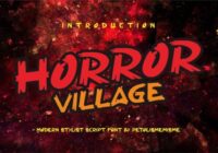 Horror Village Font - Featured Image