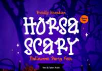 Horsa Scary Font - Featured Image