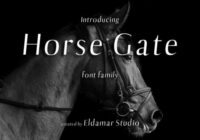 Horse Gate Font - Featured Image