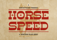 Horse Speed Font - Featured Image